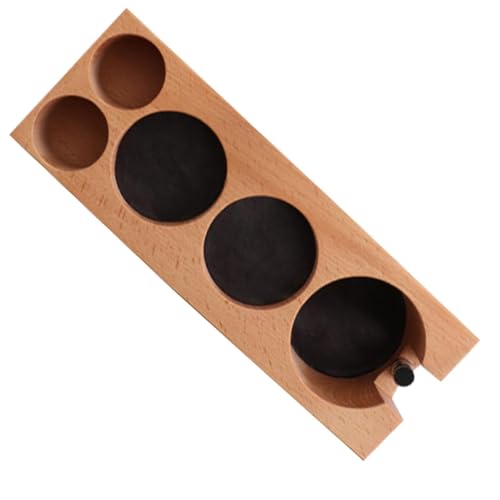 Kaffeefilter-Manipulationshalter – Espresso-Tamper-Ständer, kompakter Kaffeestations-Organizer | Langlebiges Kaffeehalter-Werkzeug aus Holz, vielseitiges Kaffeezubehör, Espresso-Manipulationsmatte, ru von Mbiyhgta