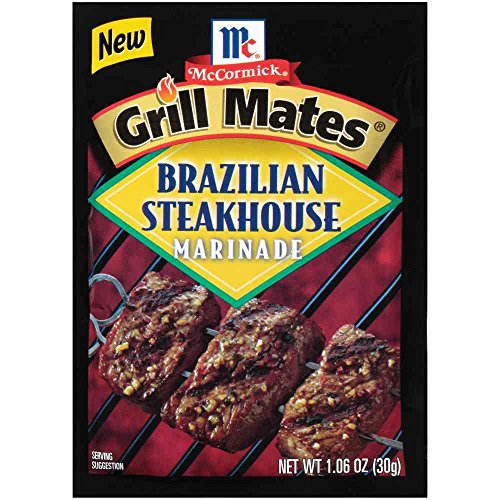 Mccormick Grill Mates Brazilian Steakhouse Marinade, 30 ml, 12 Stück pro Packung. von McCormick