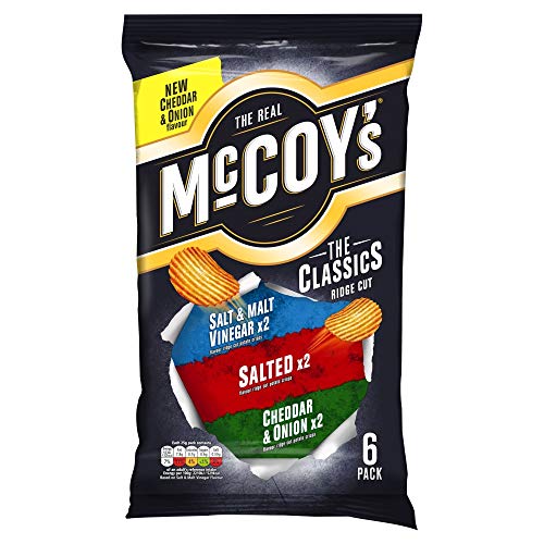 McCoy's Classic Variety Multipack Crisps, 6er Pack (6 x 25 g) von McCoy's