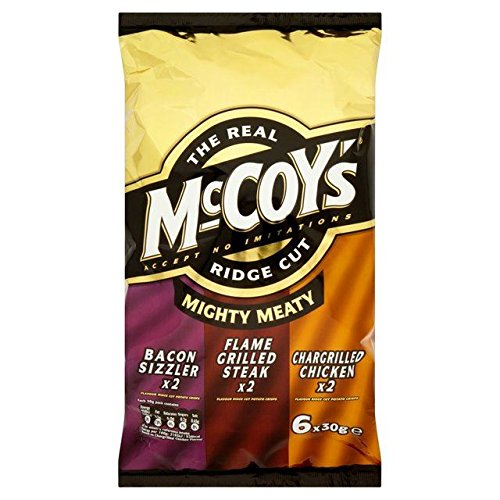 Mccoys Grat Geschnitten Fleischigen Chips 30G X 6 Pro Packung von McCoy's