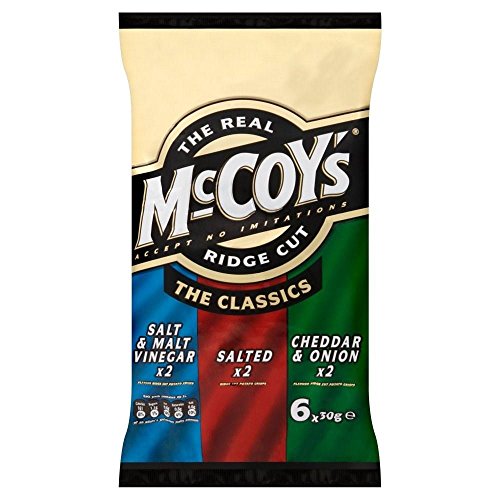 Mccoys Grat Schnitt Chips - Klassische Variante (6X30G) von McCoy's