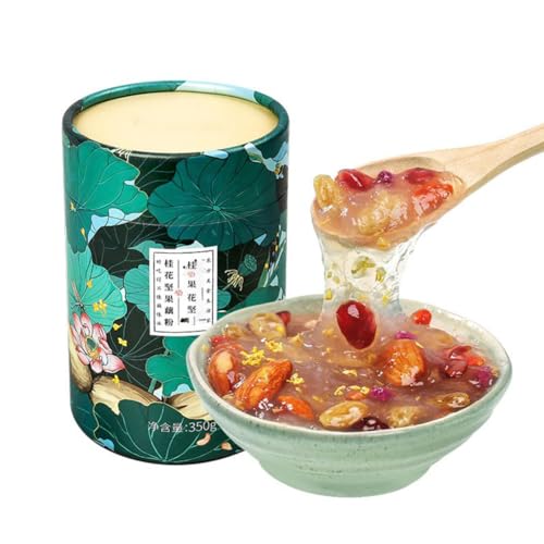 McKona Lotuswurzelpulver Chinesische Asiatische Suppe Nuss-Trockenfrucht-Osmanthus-Dessertbox Verzehrfertige Frühstücksnahrung Familiengetränke von McKona