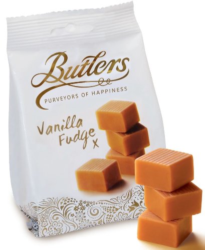 Butlers Irish Vanilla Fudge, 125g. Großpackung mit 24 Tüten. von McLaughlin's Irish Shop