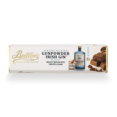 Butlers Vollmilch-Schokoladenriegel mit Irish Drumshanbo Gunpowder Irish Gin, 75g von McLaughlin's Irish Shop