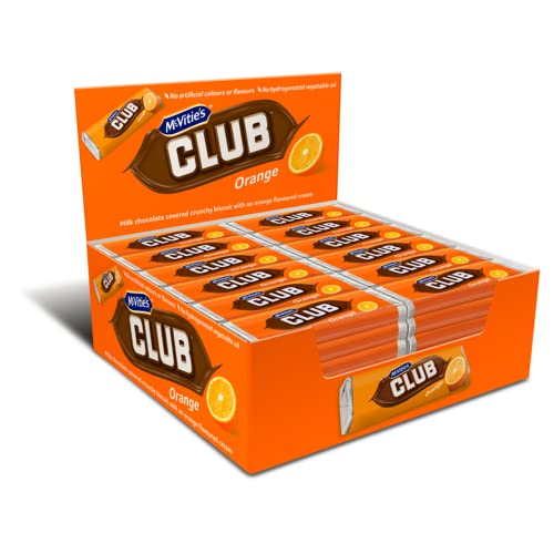 McVities Club Orange Chocolate Bars - Pack Size = 1x60 von McVitie's