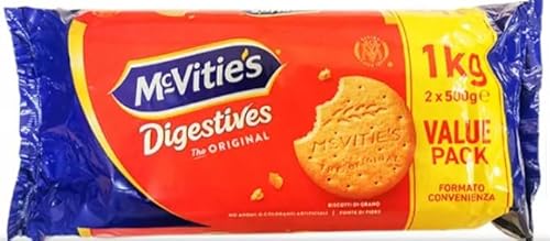 McVities Digestives 1Kg (2 Packs of 500g) importiert aus GB von McVitie's