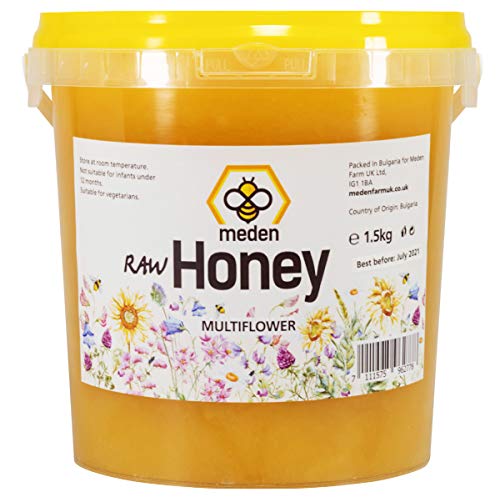 1,5 kg Multiflower 100% reiner Bio-Honig, ungefiltert, ungeheizt von Meden von Meden