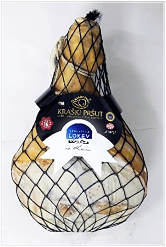 Karst Prosciutto - Kraški Pršut mit Knochen ca. 6-9 kg und mindestens 16 Monate gereift von Mediterrane Delikatessen