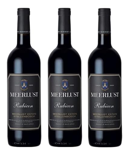 3x 0,75l - 2020er - Meerlust - Rubicon - Stellenbosch W.O. - Südafrika - Rotwein trocken von Meerlust