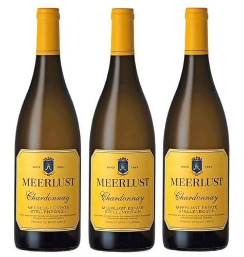 3x 0,75l - 2023er - Meerlust - Chardonnay - Stellenbosch W.O. - Südafrika - Weißwein trocken von Meerlust