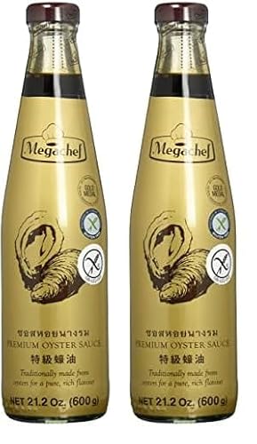 MEGACHEF - Austernsosse Glutenfrei, (1 X 600 GR) (Verpackung kann variieren) (Packung mit 2) von Megachef