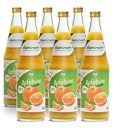 Mehlhorns Apfelsinensaft (6 x 0,7 l), Direktsaft von Mehlhorns Saftmanufaktur