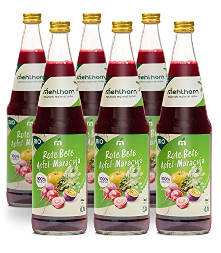 Mehlhorns Bio Rote- Bete- Apfel- Maracuja- Saft (6 x 0,7 l ) von Mehlhorns Saftmanufaktur