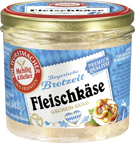 Mehlig & Heller Bayerische Brotzeit Fleischkäse Klassik 250g Glas von Mehlig & Heller