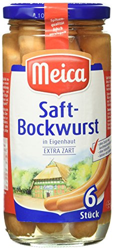 Meica 6 Saft- Würstchen Eigenhaut, 12er Pack (12 x 180 g) von Meica