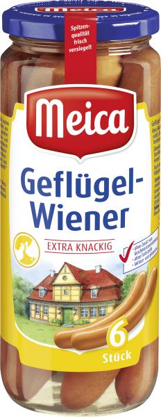 Meica Geflügel-Wiener extra-knackig von Meica