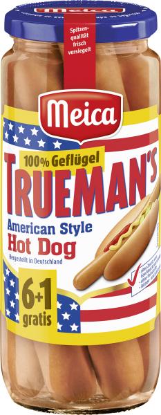 Meica Trueman's American Style Hot Dog 100% Geflügel von Meica
