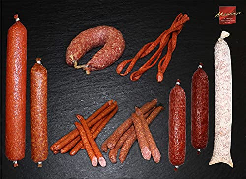 Wurstpaket mit Salami und Kochsalami I Salami Paket XXL I Wurst aus dem Thüringer Wald von Meininger Die Thüringer Traditionsfleischerei