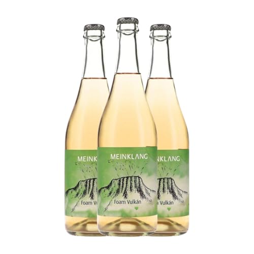 Meinklang Foam Petnat Vulkan Hárslevelü Burgenland 75 cl Weißer Sekt (Karton mit 3 Flaschen von 75 cl) von Meinklang