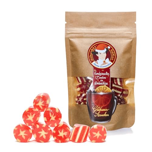 Original Meister Karamellus Glühwein BonBons (3 x 80g Tüte) 100% Handarbeit aus deutscher Manufaktur, Lutschbonbon frei von Geschmacksverstärkern von Meister Karamellus