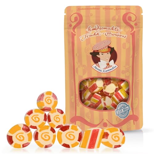 Original Meister Karamellus Mango-Curry BonBons (3 x 80g Tüte) Kräuterbonbons 100% Handarbeit aus deutscher Manufaktur, Lutschbonbon frei von Geschmacksverstärkern - Ideal für Kinder & Erwachsene von Meister Karamellus