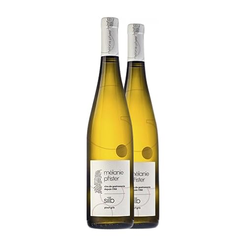 Mélanie Pfister Silb Pinot Grau Alsace 75 cl (Schachtel mit 2 Flaschen von 75 cl) von Distribuidor