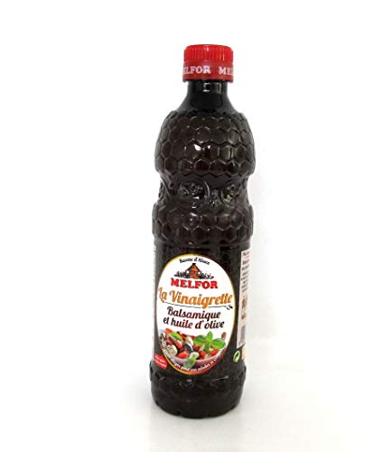 Melfor Balsamico-Vinaigrette mit Olivenöl, La Vinaigrette Balsamique et huile d'olive 500 ml. von Melfor