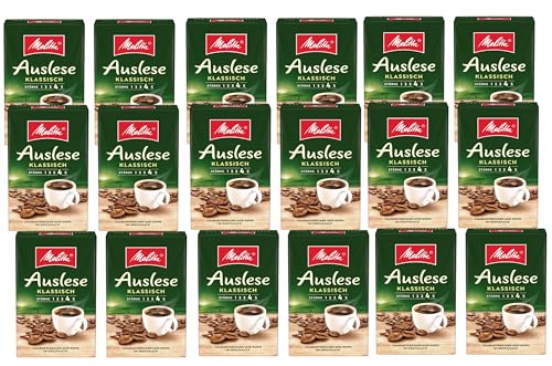 Melitta Auslese klassisch Filterkaffee 18x 500g (9000g) - Kaffee aus besten Anbaugebieten von Melitta