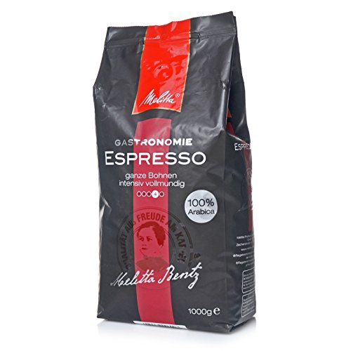 Melitta Gastronomie Espresso 100% Arabica - 8 x 1kg ganze Kaffee-Bohne von Melitta