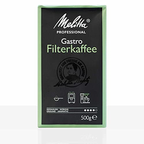 Melitta Gastronomie Filterkaffee Röstkaffee würzig und ergiebig - 500g Kaffee gemahlen von Melitta