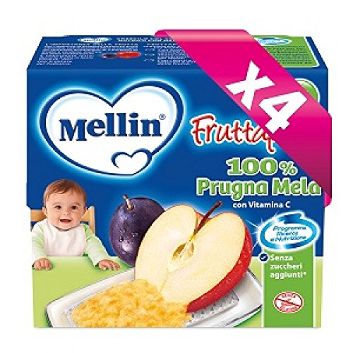 MELLIN FRUT PURA PRU/MEL4X100G von Mellin