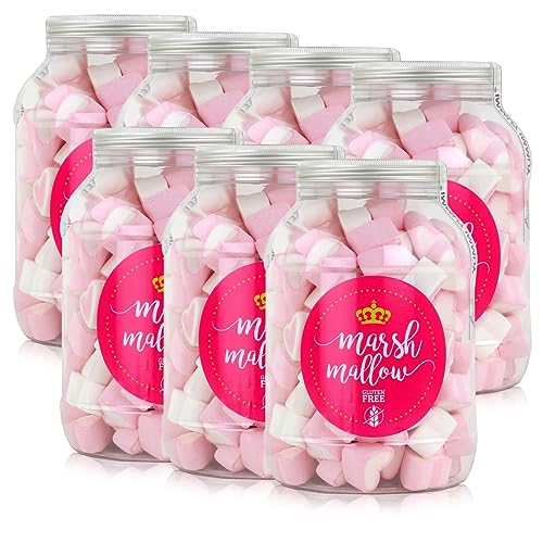 Mellow Herzen 650g in der Retrodose Schaumzuckerware Marsh-Mallows (7er Pack) von Mellow Mellow