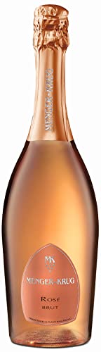 Menger-Krug Rosé Brut (1 x 0,75 l) - exzellenter Rosé-Sekt aus handwerklicher, deutscher Manufaktur-Herstellung, traditionelle Flaschengärung, qualitativ auf Champagner Niveau von Menger-Krug