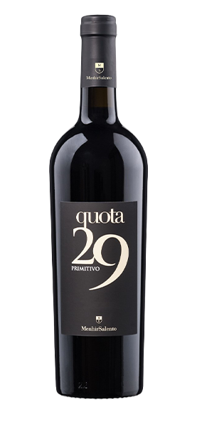 "Quota 29" Primitivo Puglia IGT 2023 von Menhir