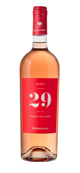 "Quota 29" Primitivo Rosé Salento IGT 2023 von Menhir