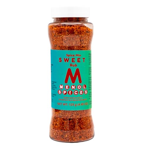 Menol Spices Hähnchen BBQ Gewürz Rub 125g -20% Salz, BBQ gewürze, Grill gewürze, Gewürzmischung, Chicken seasoning, Gourmet grillgewürze, Gewürzsalz, Veganes Gewürz, Gourmet Gewürz, Ohne MSG von Menol Spices