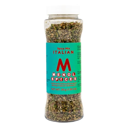 Menol Spices Italienische Gewürzmischung - 30g in Streuerflasche - Gourmetqualität von Menol Spices