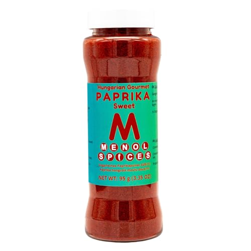 Menol Spices Süße ungarische Gourmet-Paprika - 95g in Streuerflasche - Gourmetqualität von Menol Spices