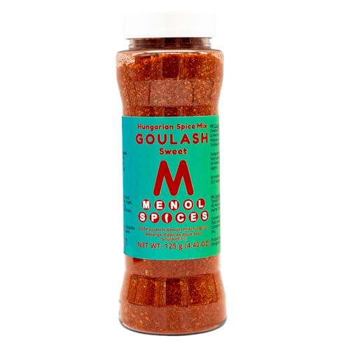 Menol Spices Ungarische Gulasch-Gewürzmischung - 125g in Streuerflasche - Gourmetqualität von Menol Spices