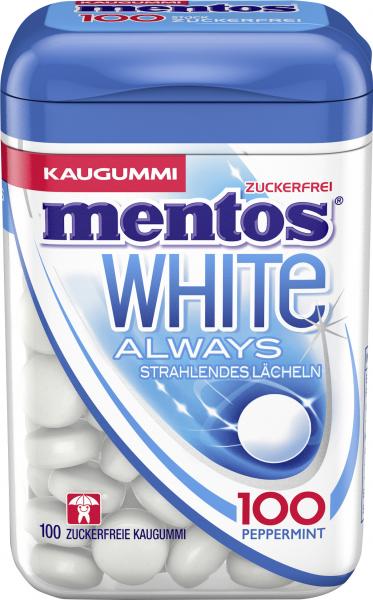 Mentos White Always Strahlendes Lächeln Peppermint von Mentos