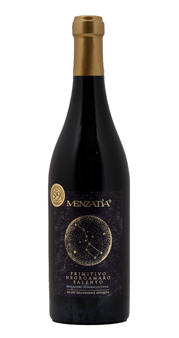 Menzatia Primitivo Negroamaro Blue Edition 2023 von Menzatìa