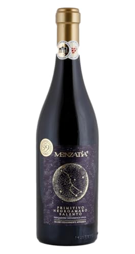 Menzatia Primitivo Negroamaro Salento Blue Edition 2022 | Rotwein | Apulien – Italien | 1 x 0,75 Liter von Menzatìa