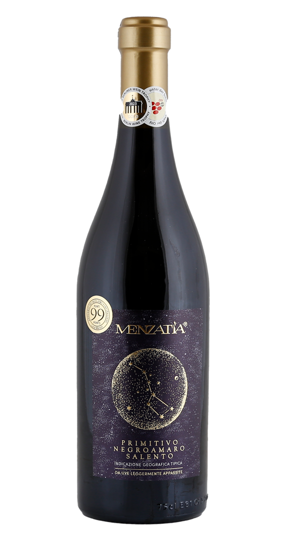 Menzatia Primitivo Negroamaro Salento Blue Edition 2022 von Menzatìa