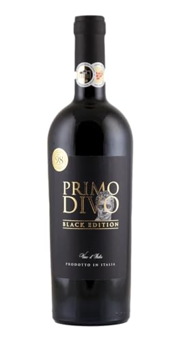 Primo Divo BLACK EDITION 2021 | Rotwein | - – Italien | 1 x 0,75 Liter von Menzatìa