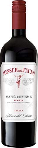 Sangiovese Puglia IGT Messer del Fauno Apulien Rotwein halbtrocken von Messer del Fauno