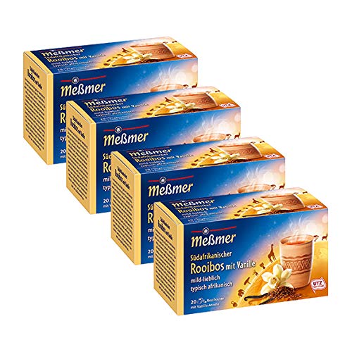 Me?mer S?dafrikanischer Rooibos mit Vanille / 4er Pack von Meßmer