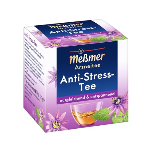 Meßmer Anti-Stress Tee | ausgleichend & entspannend | Arzneitee | 9 Teebeutel von Meßmer