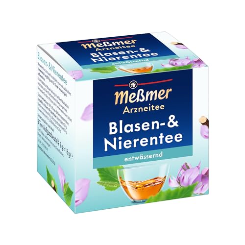 Meßmer Blasen- & Nierentee | entwässernd | 9 Teebeutel | Glutenfrei | Laktosefrei | Vegan von Meßmer