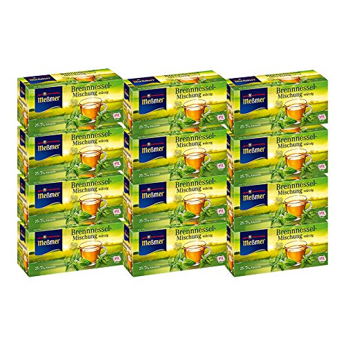 Meßmer Brennessel-Mischung im Beutel, 12er Pack (12 x 25 x 2 g Packung) von Meßmer