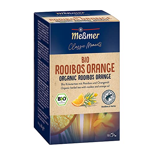 Meßmer Classic Moments Bio Rooibos Orange | 100% Bio | Rooibostee | 18 Teebeutel von Meßmer